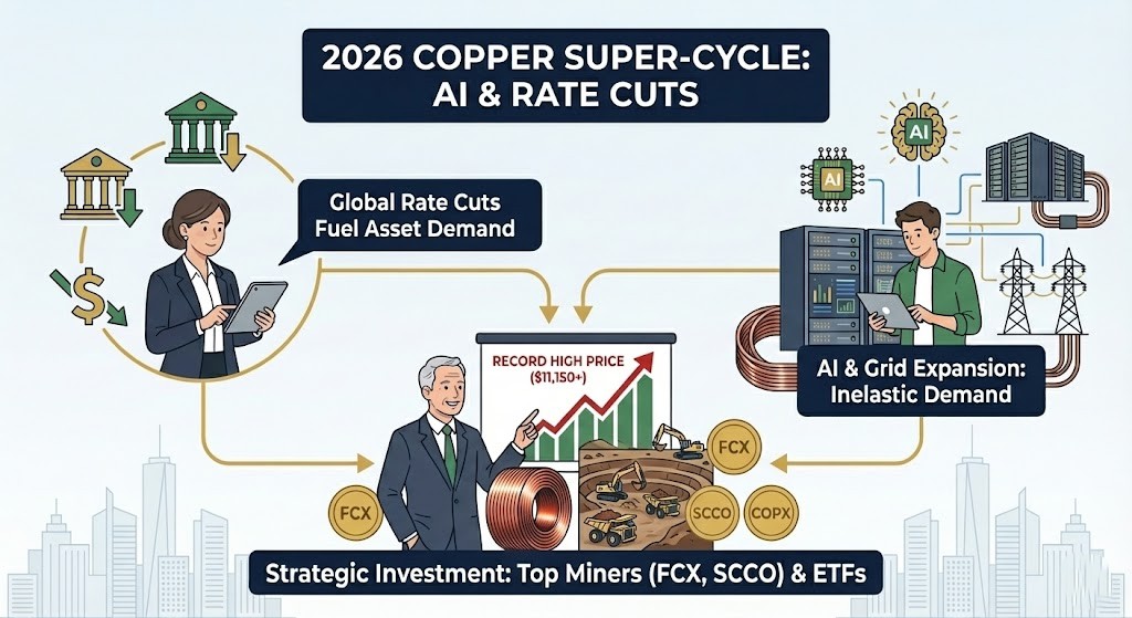 Super-cycle du Cuivre 2026 : Pourquoi les 13 060 $ marquent une nouvelle ère et comment positionner FCX et SCCO