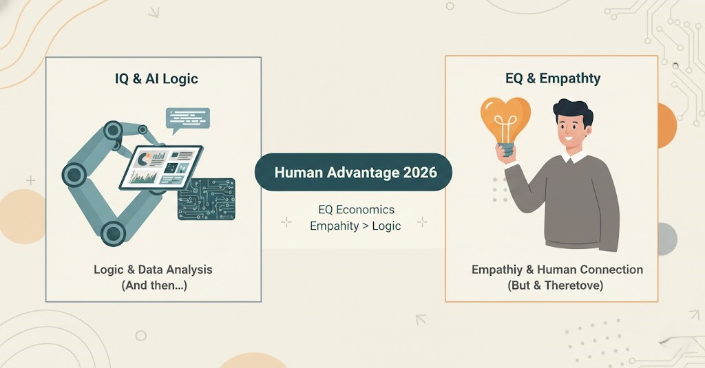 2026년, AI 시대의 생존 본능: 당신의 '감성 지능'이 연봉을 결정한다