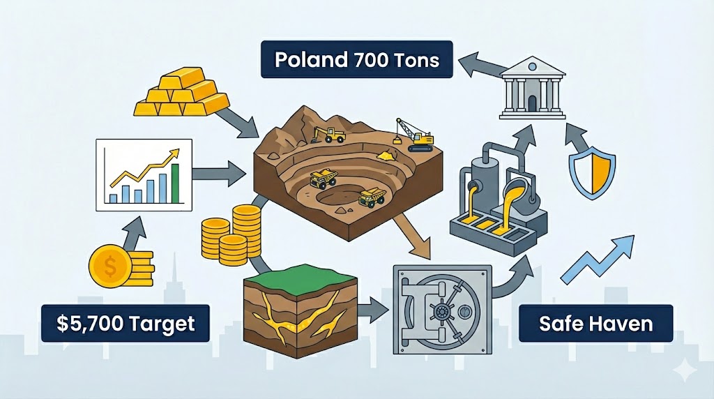 Gold Price Hit $5,100: Is It Too Late to Buy? (Morgan Stanley's $5,700 Target & The Poland Shock)